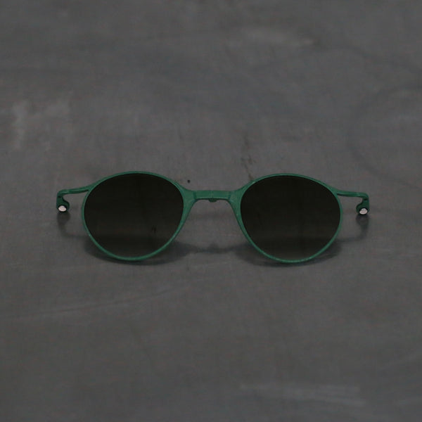 Rigards RG1038 Series Collection Detachable Double-Layer Plain Sunglasses RG-RG1038TI CLIP-SLKJBL Dark Green Frame Gradient Green Lenses